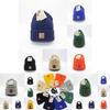 Stylish Versatile Striped Acrylic Label Beanie For Men And Women Perfect For Autumn And Winter Warm Ski Hat In Various Colors