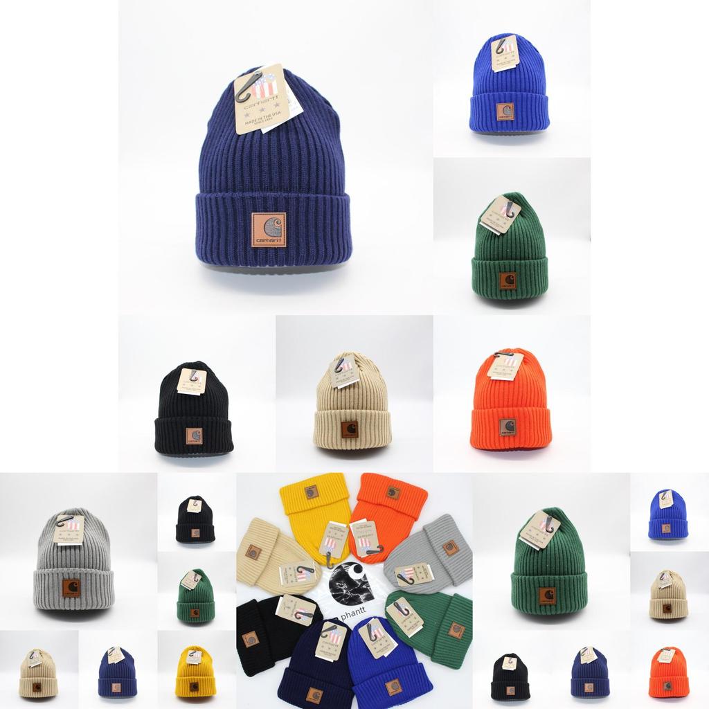 Stylish Versatile Striped Acrylic Label Beanie For Men And Women Perfect For Autumn And Winter Warm Ski Hat In Various Colors