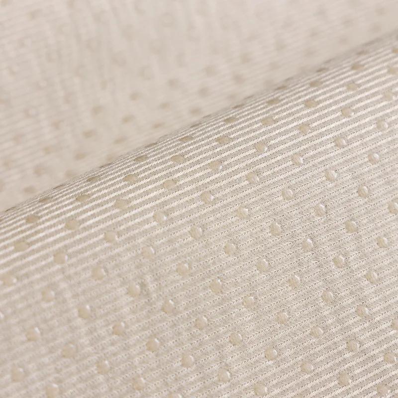 Chenille Texture Pattern Sofa Mat Solid Color White Edge Anti Slip Sofa Cover Comfortable Home Living Room Decor Couch Cushion