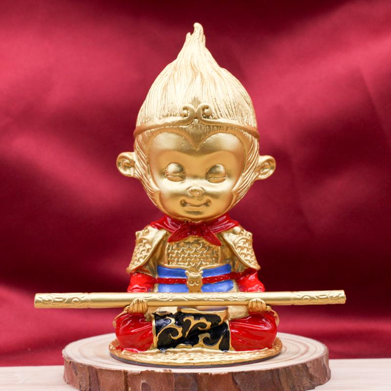 Sun Wukong Golden Cudgel Creative Desktop & Car Ornament - High-End Great Sage Handicraft