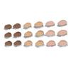 9 Pairs Replacement Eyelids for Mannequin Head Practice Removable Eyelids with Double Layer