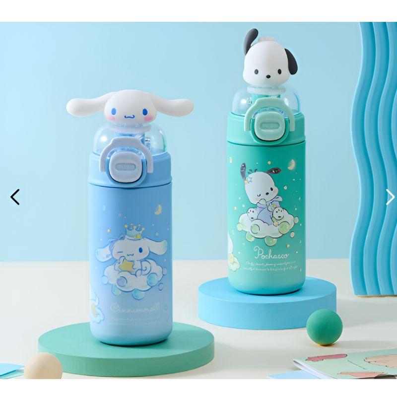 LocknLock Sanrio Characters One-Touch Figure Tumbler 320ml with Straw – My Melody / Cinnamoroll / Kuromi / Pochacco