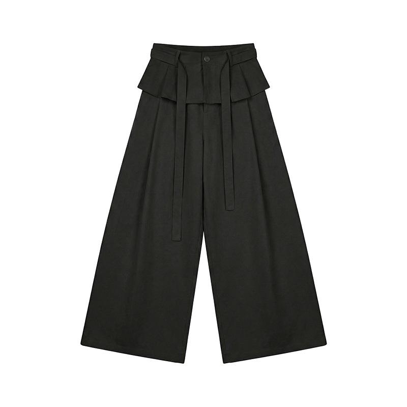 THE MIND Lace Wide-Leg High-Waisted Slimming Pants, Spring 2026 - T6251C Medium