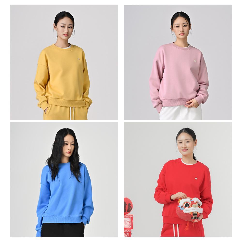 ABOUTSEA Dámská všestranná mikina s kulatým výstřihem - 7 barev, top s dlouhým rukávem