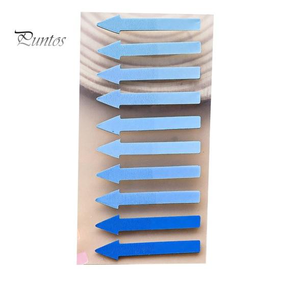 File Marking Tags Arrow Index Tab Stickers, Translucent PET Page Markers, Journaling Supplies Colorful Sticky Flags for Organizing Book And Self Stick