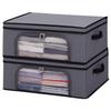 Activated Charcoal Deodorizing Clothing Storage Set of 2 Storage Bag Made of Breathable Nonwoven Clothes Storage Box Costume Case Absorbs Odors
