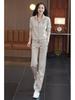 2025 New Korean Style Slimming Two-Piece Casual Sports Suit for Spring and Autumn