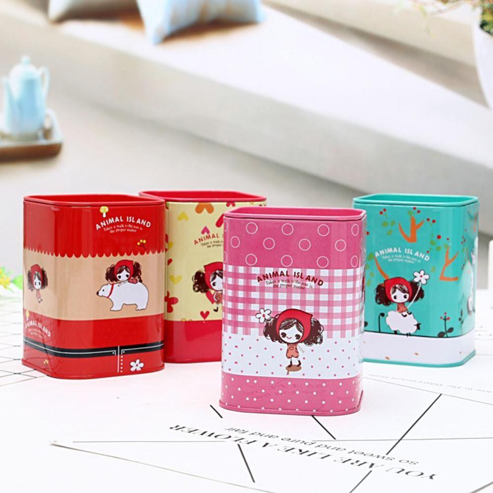 Cash Cabinet Tinplate High-Capacity Home Decoration Metal Piggy Bank Money Box Cash Box Coin Box
