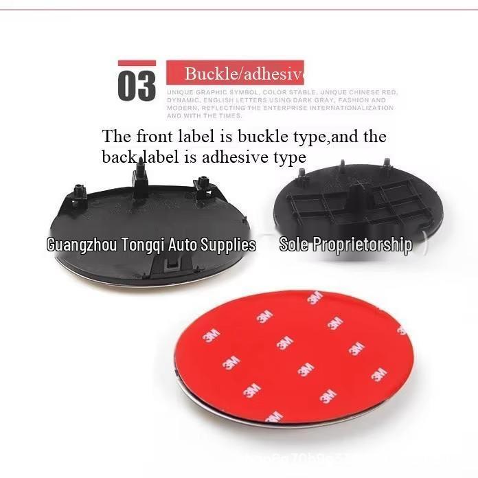 Znak mřížky Lexus IS: Černá Zrcadlová Křišťálová Přední a Zadní Samolepky s Logem