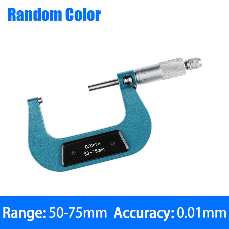 Precise Gauge Micrometer 0-25mm 0.01mm Outside Metric Caliper Measurement Micrometer Tool Mechanical Micrometer