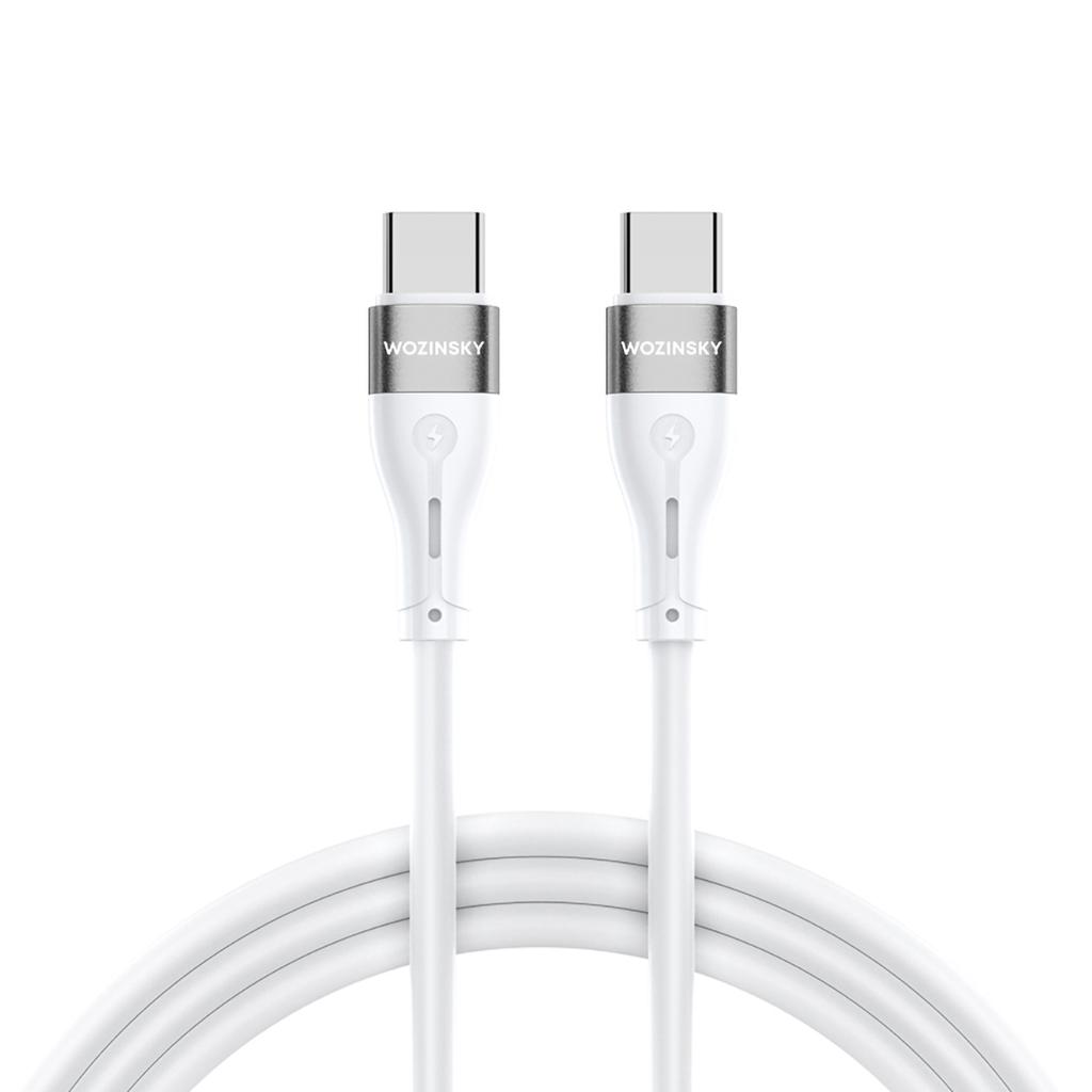 Wozinsky WSTCC2 USB-C To USB-C PD 65W Charging Cable, 2M - White