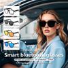 Bluetooth Smart Sunglasses with Music, Calls, Navigation, UV400 Protection, and Polarized Replaceable Lenses