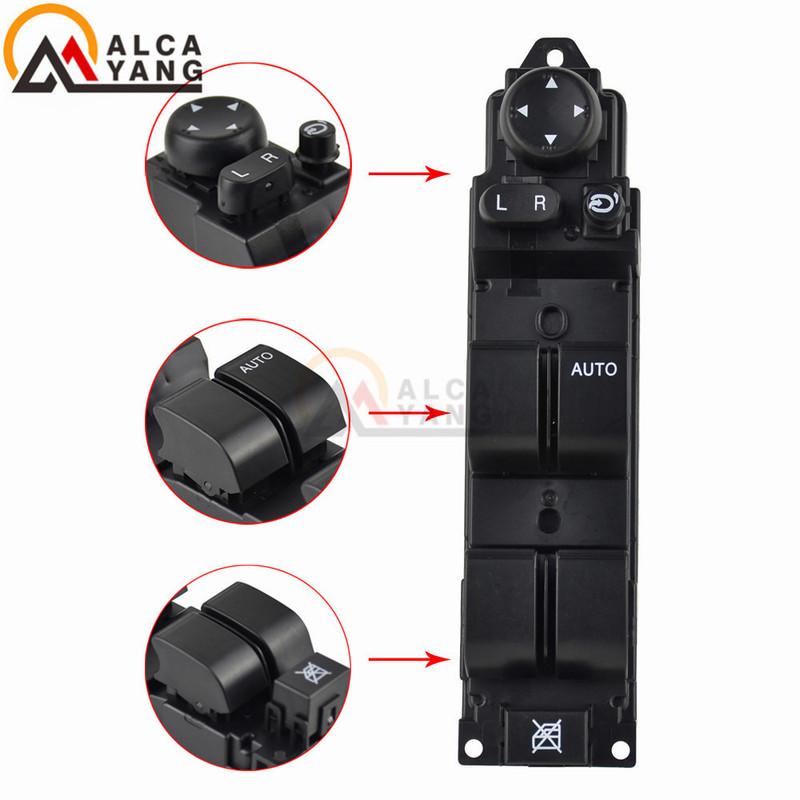 Right Hand Drive RHD Master Window Mirror Switch With Auto Folding Function Fit Mazda 2 Mazda 6 2008-2012 D652-66-350A NEW .