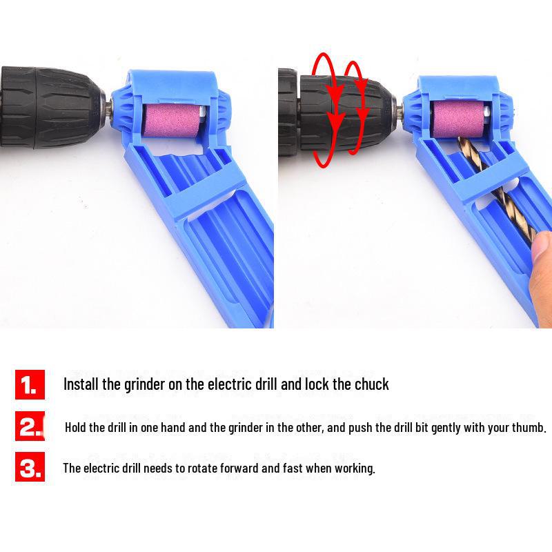 Universal Twist Drill Bit Grinding Head Repair Angle Fixture - Special Tool for Grinder.