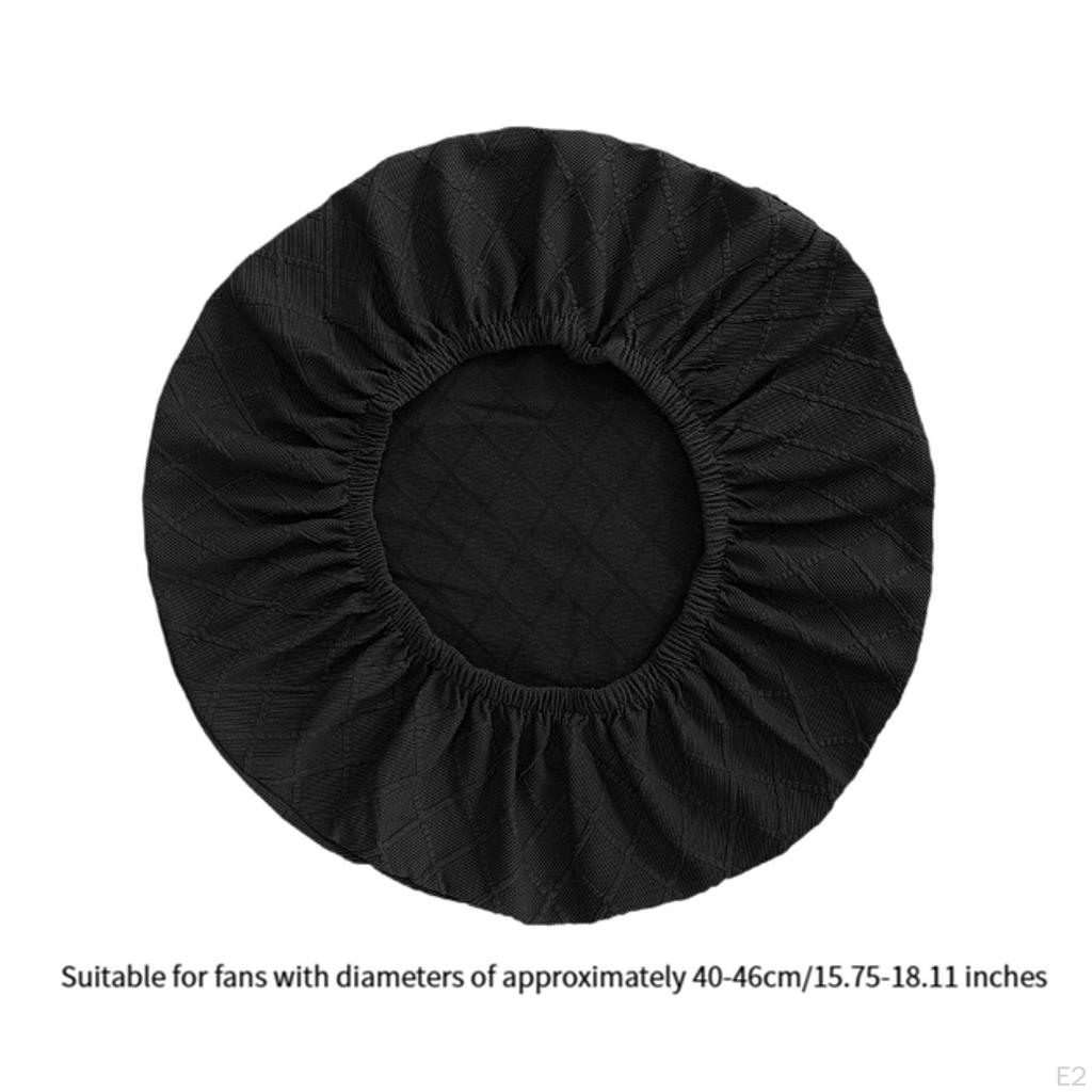 16-18 Inch Fan Dust Cover, Elastic Half Wrapped Ideal for Wall Mounted Storage