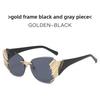 Modern Unisex Frameless Sunglasses With Uv400 Protection For Street Style And Fashion Trend