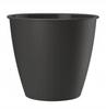 Dekoracyjna plastikowa doniczka, antracyt, Azalia, 17x157 cm