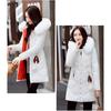 Women Slim Hooded Down Padded Long Winter Warm Parka Outerwear Ladies Zipper Jacket