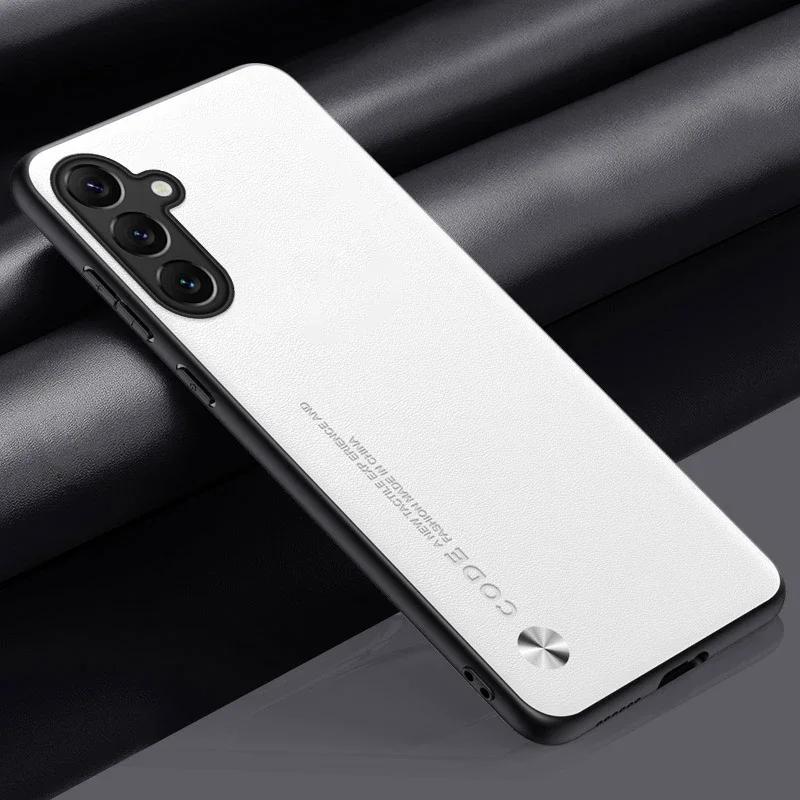 Husă de telefon din piele Sle de afaceri de lux pentru Samsung Galaxy S25FE A57/37/27/17/07 A56/36/26/16/06 A55/35/25/15/05S Cover de protecție