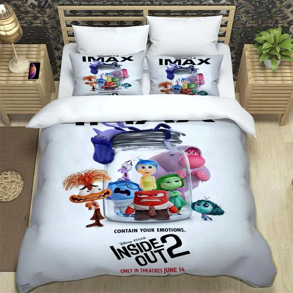 Comforter Inside Out 2 Children Adult Bedding Sets Cute Cartoon Baby Children'S Bed Set Birthday Gifts