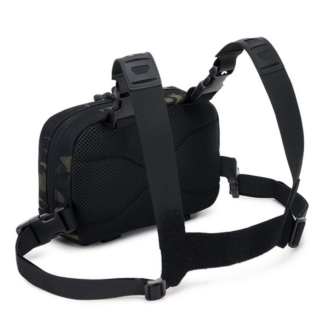 Fashionable Nylon Fishing Chest Bag Wear-resistant 3 Colors Cool Backpack Adjustable Climbing Vest Bag Men/women