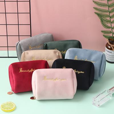 Velvet Organizer Lipstick Travel Cosmetic Bag Box Pouch Beauty Case Makeup Bag
