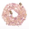 Natural Amethyst Rose Quartz Gemstone Smooth Beads Necklace 5-10 Mm 18" UB-8418 UB-8418