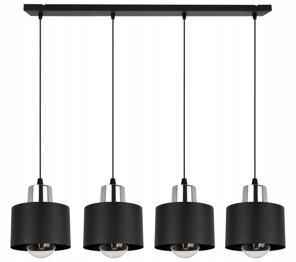 MODERN CEILING HANGING LAMP BLACK LED LAMP