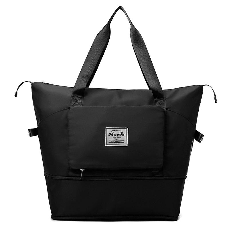 New large-capacity fitness bag short-distance dry and wet separation travel bag expandable portable maternity bag