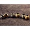 Copper DIY Jewelry Findings Spacer Beads With Oversized Holes For Easy Threading Crafting Supplies Cord Connectors