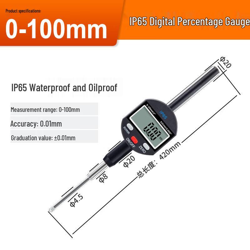 Aokewen IP65 Waterproof Digital Dial Indicator
