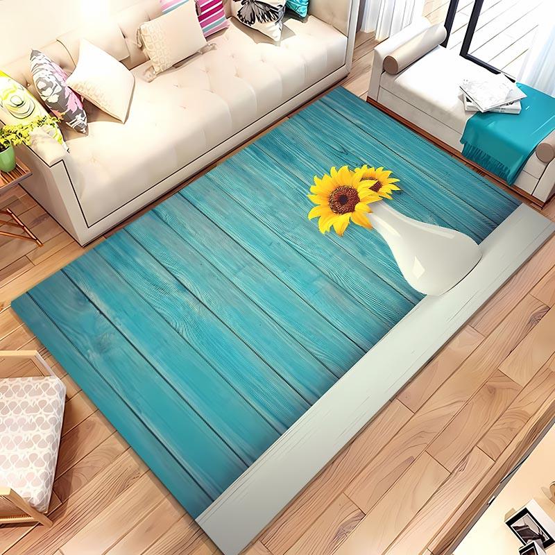 

Теплый ковер «Подсолнух» для гостиной, спальни, прихожей, полосатый, альфонбра, противоскользящий, мягкий коврик для зонирования, коврик для дивана, придверный коврик, домашний коврик, декор, тапете 40x60cm (16x24in)