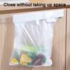2Pcs Foldable Trash Bag Holder Large Opening Design Snap Fastening Space Saving Foldable Garbage Rack