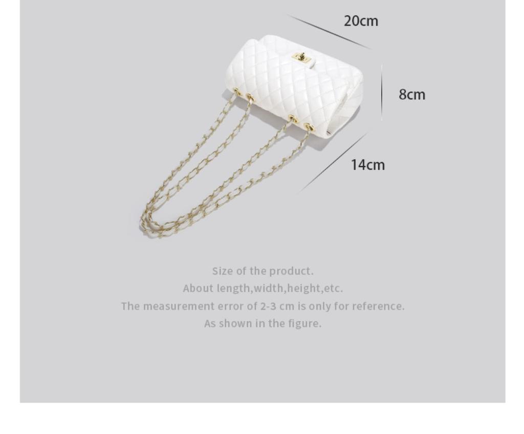 CEEKAY Mini Shoulder Crossbody Korean Chain Black Women's Bag, Bag, One-Shoulder Bag, Small, Simple, Lightweight, Casual, Fashion, Included, Cute,