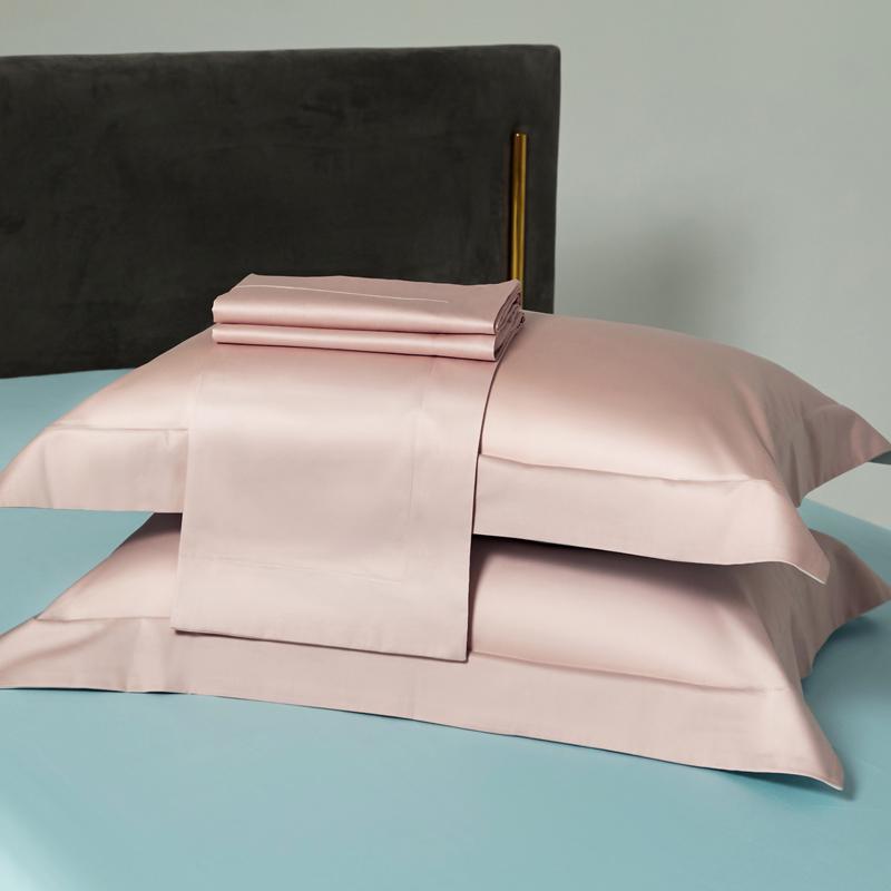 Premium Long-Staple Cotton Pillowcase Set - 100% Pure Cotton, Solid Color, 48x74cm (2-Pack)