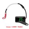 Koso Mini Square Digital Motorcycle Cylinder Head Temperature Sensor Universal Gauge for NMAX125 XMAX250 300 With Holder