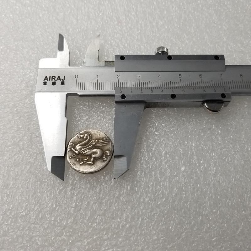 Gresk myntkopi Utenlandsk minnemynt Antik sølvmynt