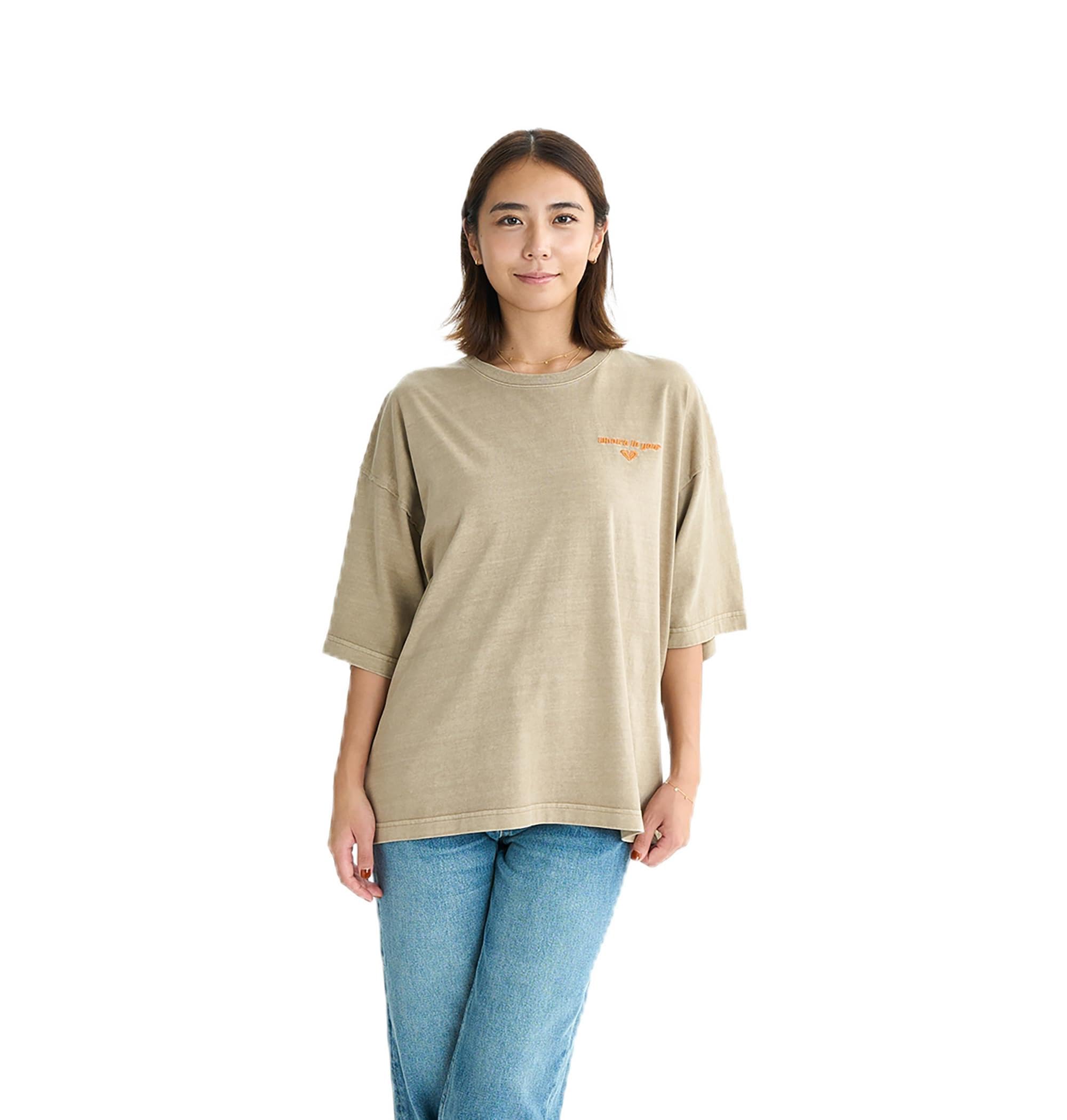 

Roxy Drop Shoulder Oversized T-Shirt