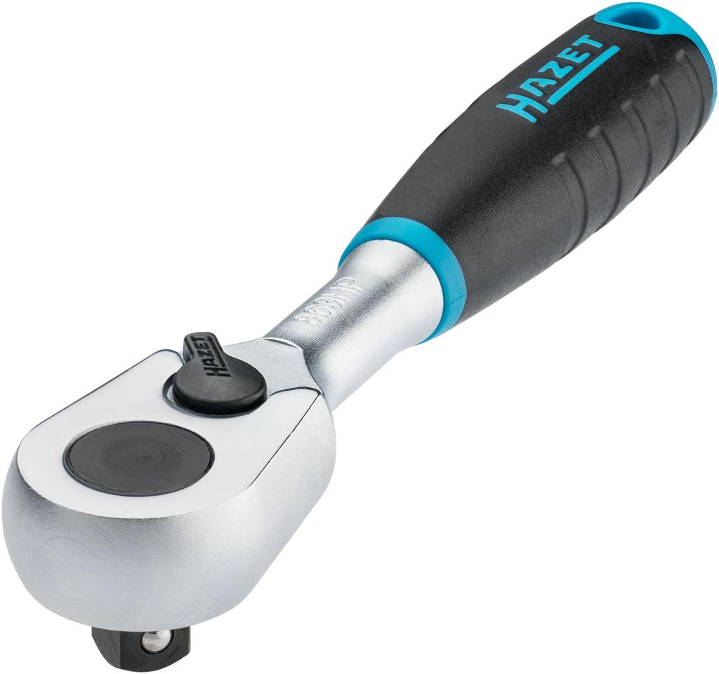 HAZET 863HP HiPer Professional Ratchet 90 Minimum Operating 116mm Overall Ball Lock for Tight Made In Precision Automotive DIY Tool Officially