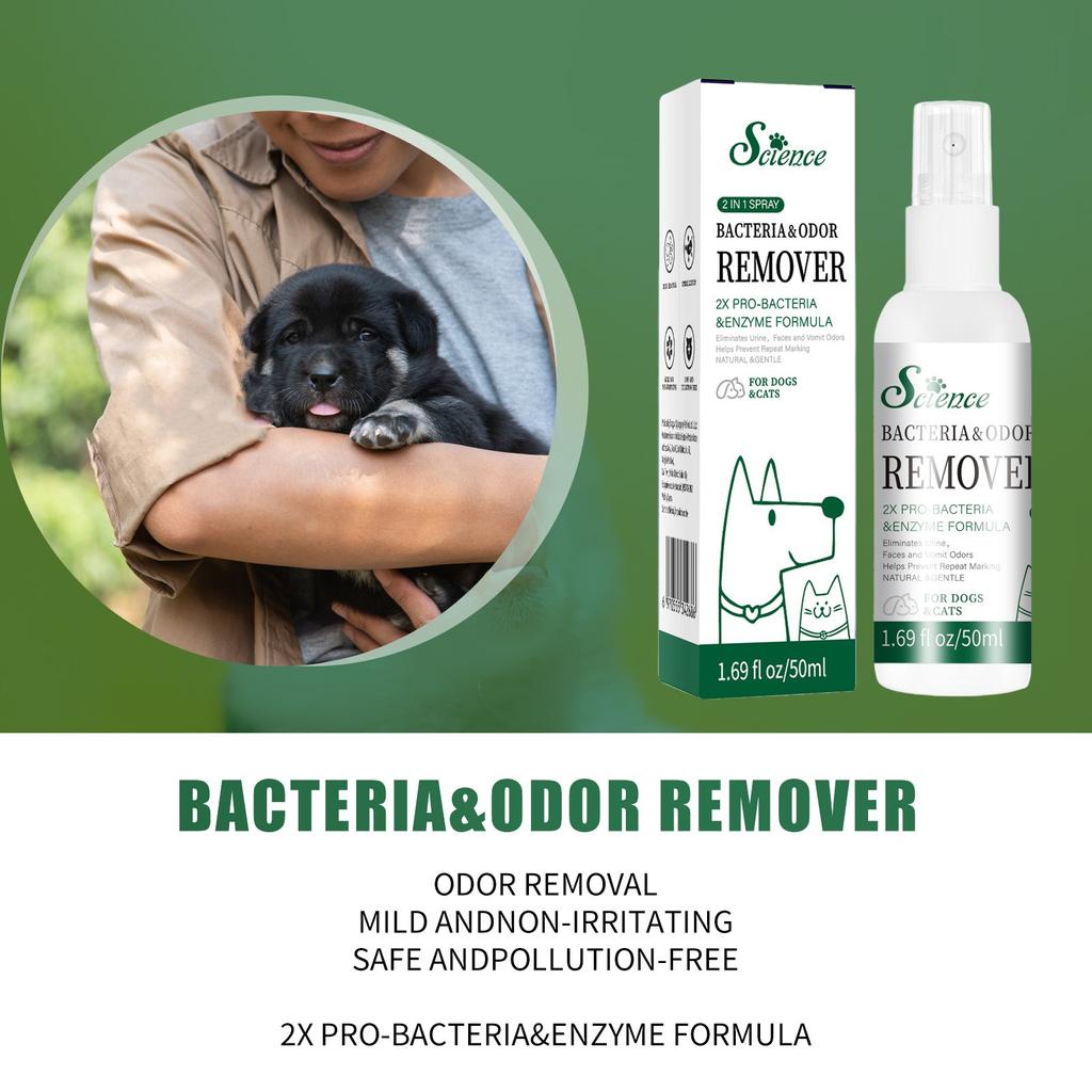 Pet Deodorant Cat Dog Deodorant Spray To Remove Urine Odor Cat Litter Basin Deodorant Spray 50ml