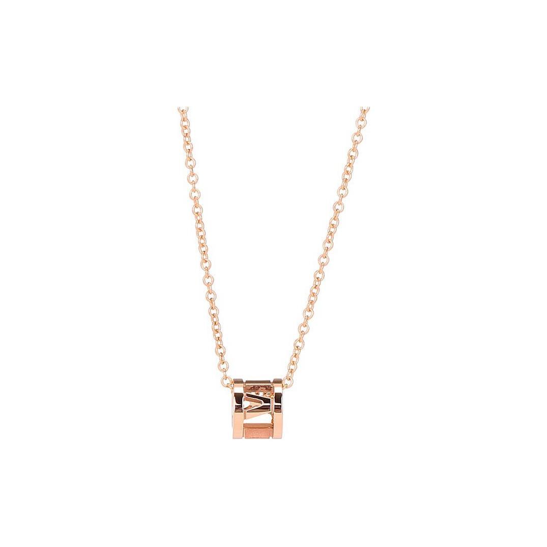 

Tiffany & Co. Roman Numerals Small 18K Rose Gold Necklace Women necklace 32803059 Box+Shopping Bag