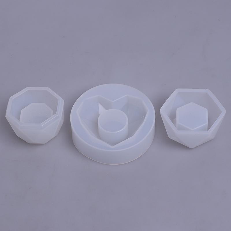 Geometric Diamond Shaped Surface Succulent Plant Flower Pot Silicone Mold