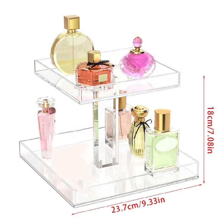 Waterproof Acrylic Makeup Storage Tray Cosmetics Organizer for Beauty Lover