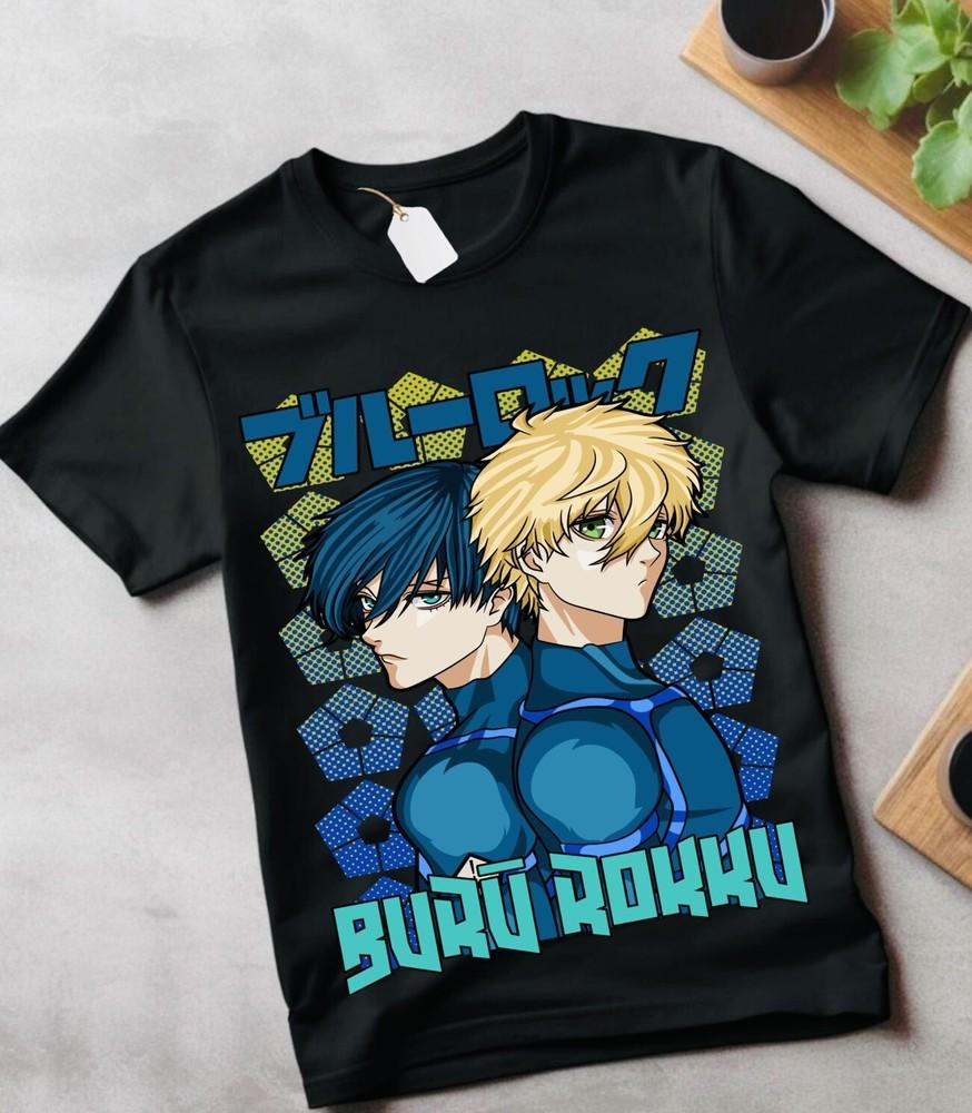 

Meguru Bachira T-shirt Blue lock Kunigami,Rin Itoshi,Nagi Anime Manga All Size 4XL