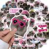 56-Piece Sad Hamster Meme Sticker Set for DIY Phone Cases & Laptops