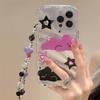 Zhitai iPhone Case: Phantom Rhinestone Chain for 12/11/13/13Pro Max/14/15Pro.