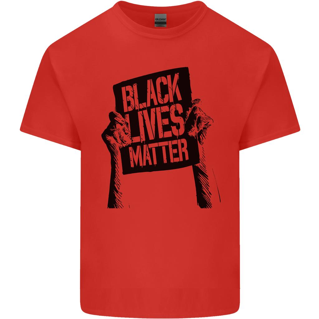 Black Lives Matter Sign Racial Equality Unisexs Light Cotton TShirt