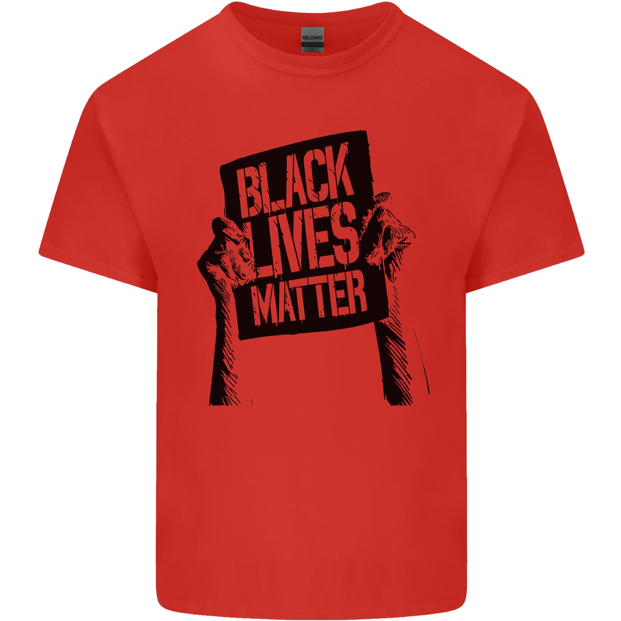 Black Lives Matter Sign Racial Equality Unisexs Light Cotton TShirt S