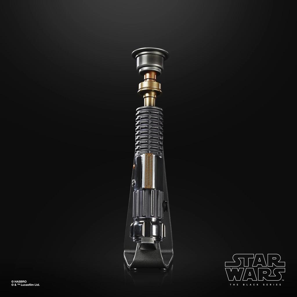 STAR WARS Black Series Kenobi Force FX Elite Lightsaber with Advanced LED and Sound Adult Collectible Roleplay Multicolor OBI-Wan Effects, Item,