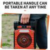 Outdoor Portable Solar Fan – Multi-Functional Folding Tent Lamp, Camping Fan &  for Hiking, Travel & Outdoor Adventures